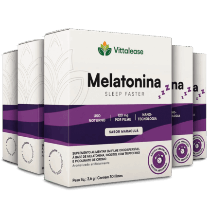 KIT 5X Melatonina Filme Orodispersível 5 em 1 - 150 Sachês