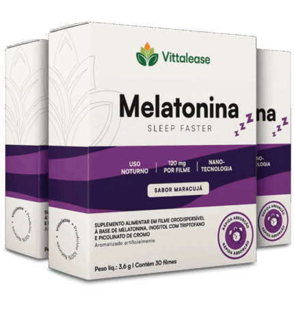 KIT 3X Melatonina Filme Orodispersível 5 em 1 - 90 Sachês